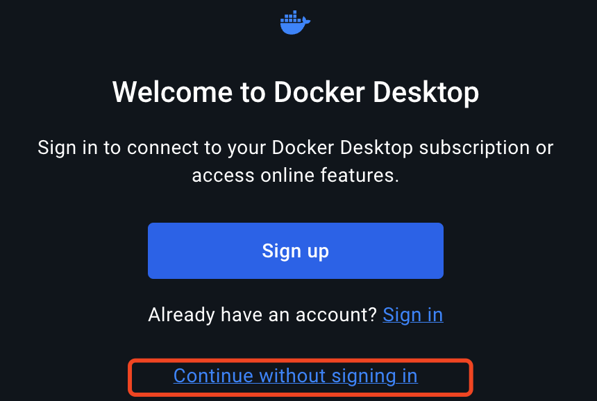 docker跳过登陆